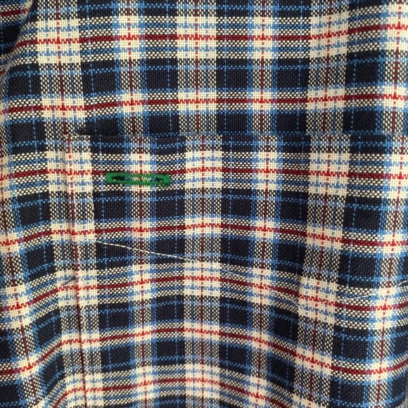 Tommy Hilfiger Plaid short sleeve Men's Button Up Logo/Crest NWOT - Picture 5 of 8